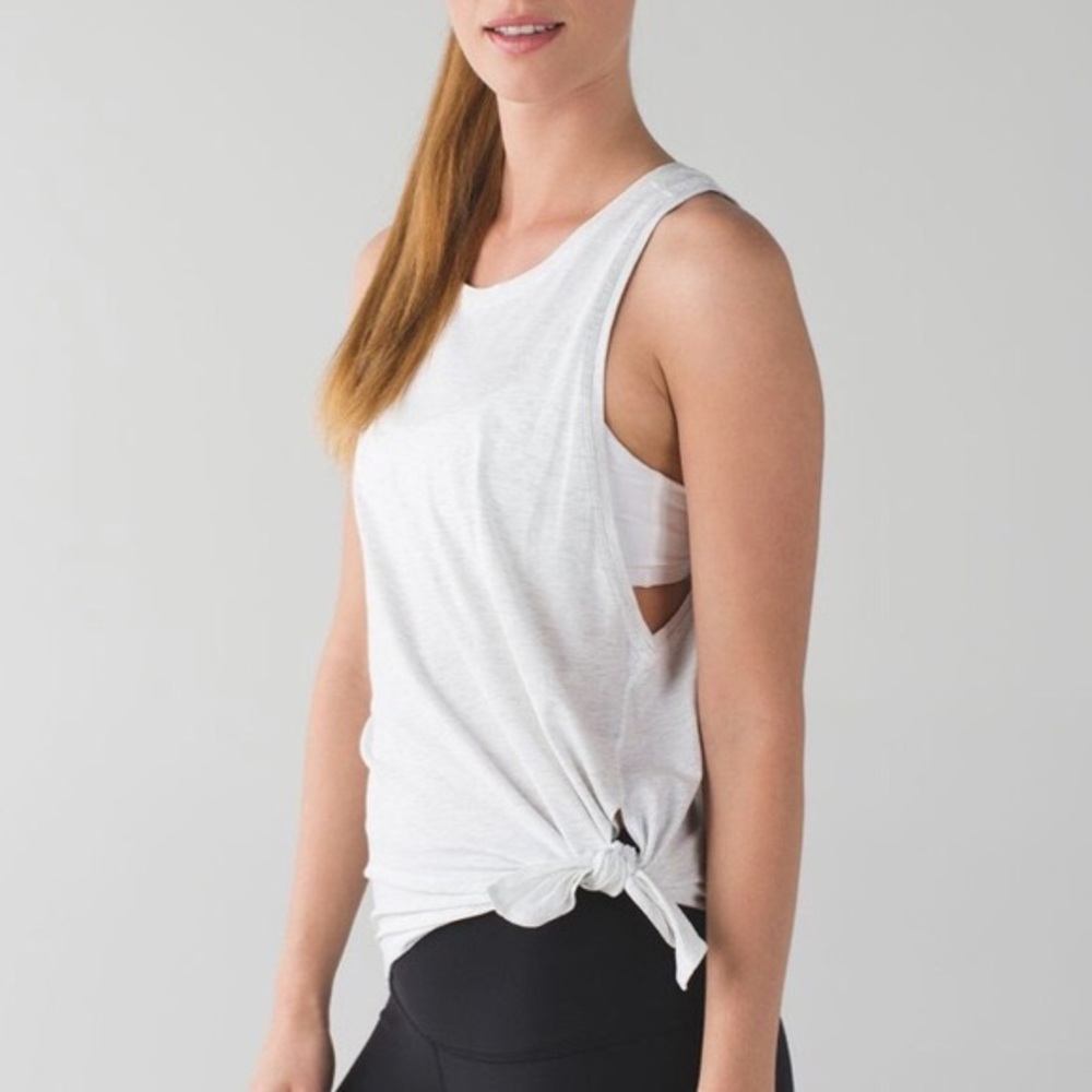 Lululemon athletica tie & go asymmetrical shirt